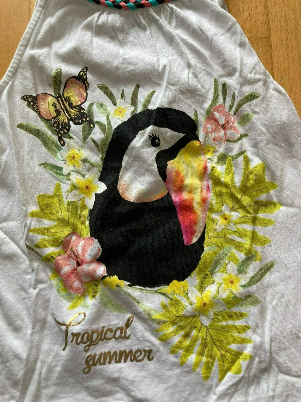 Camicette, T-shirt & Top: Top "tropischer Sommer" mit Tukan – Usato da Muttenz venduto da Juvenile33 1