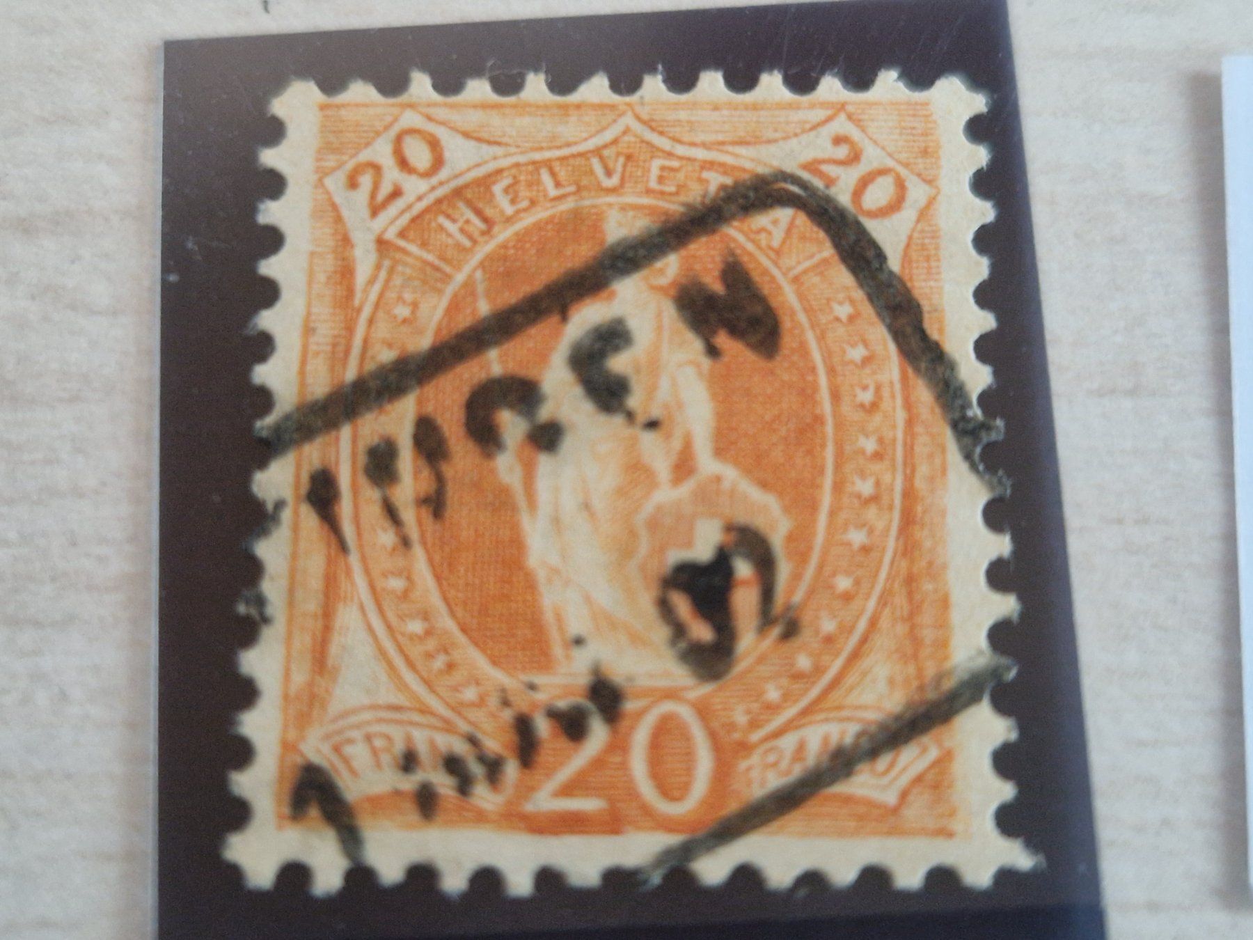 Tutti i francobolli: Stehende 66E mit Abart 1.13, Top, ab 1.- – Usato da Burgdorf venduto da Glossy01 1