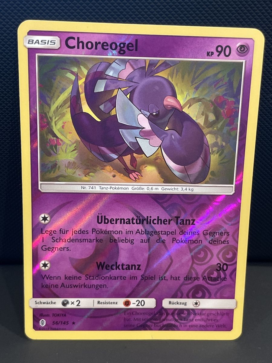 Pokémon Carte collezionabili: Choreogel 56/145 Reverse holo rar stunde der wächter – Usato da Hugelshofen venduto da Suimosa