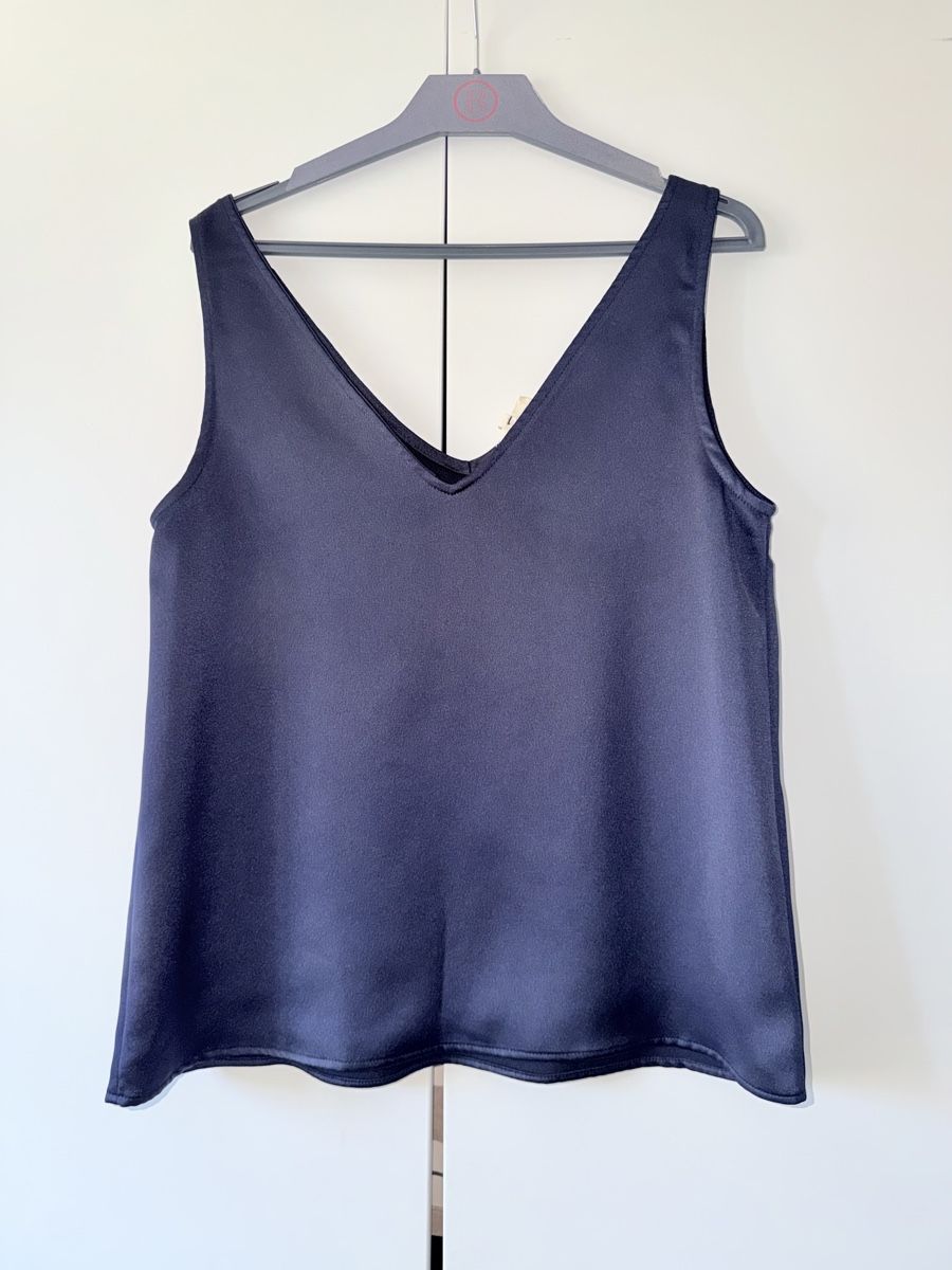 Top: TOUPY navy top S  – Usato da Genève venduto da kam_m6mq