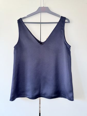 TOUPY navy top S 