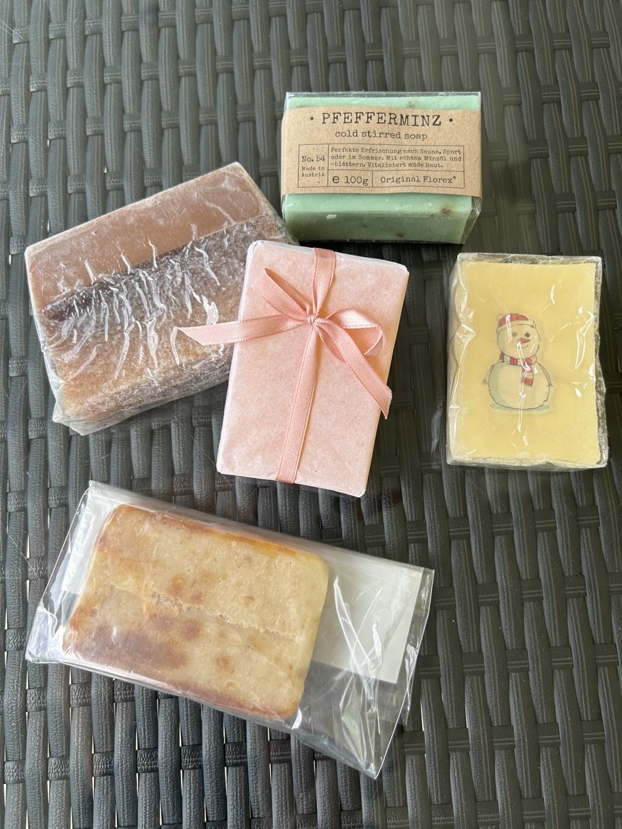 Duschen: Fünf Seifenstücke – Neu und originalverpackt aus St. Urban von uschi73