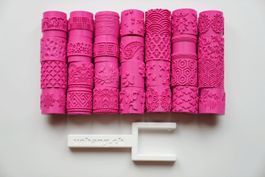 Töpfer-Walze, Keramik-Roller Set, Ton Muster-Roller, Neu