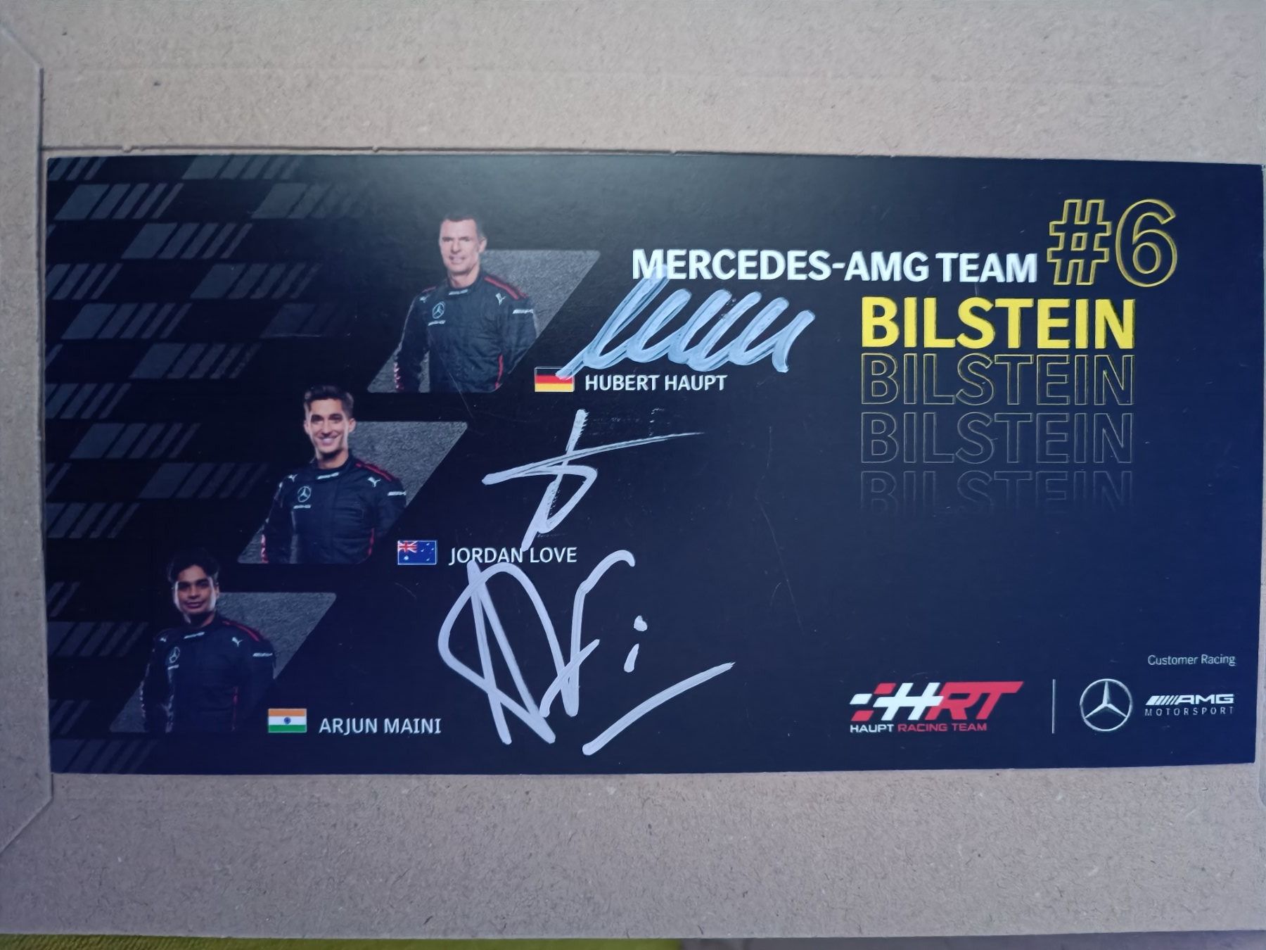 Autogramme: Team AMG Bilstein - 24h handsigniert – Gebraucht aus Menziken von Autogramme