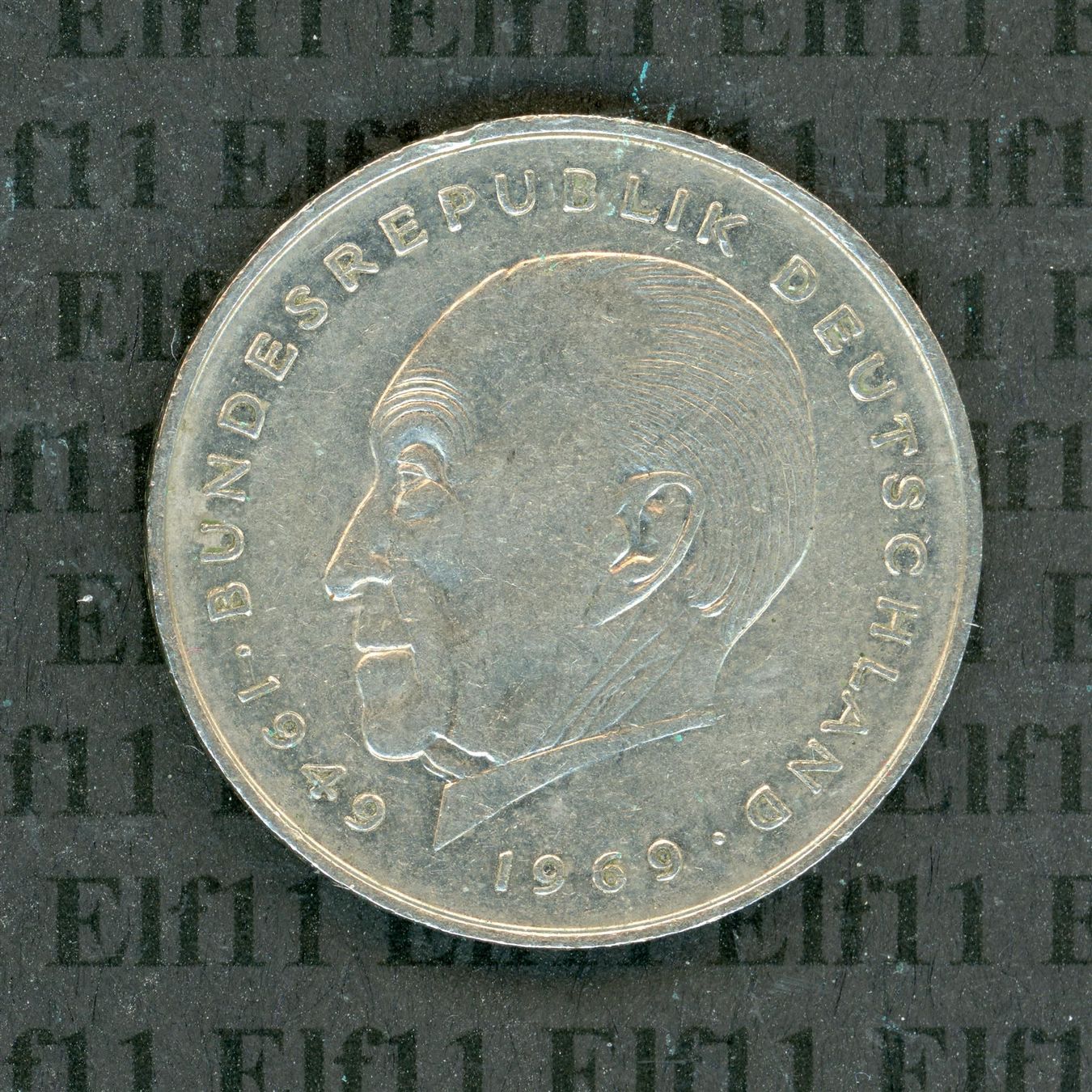 Alle Münzen: DEM___2.00 1982D Adenauer -vz 2 Deutsche Mark – Gebraucht aus Widnau von Elf11 1