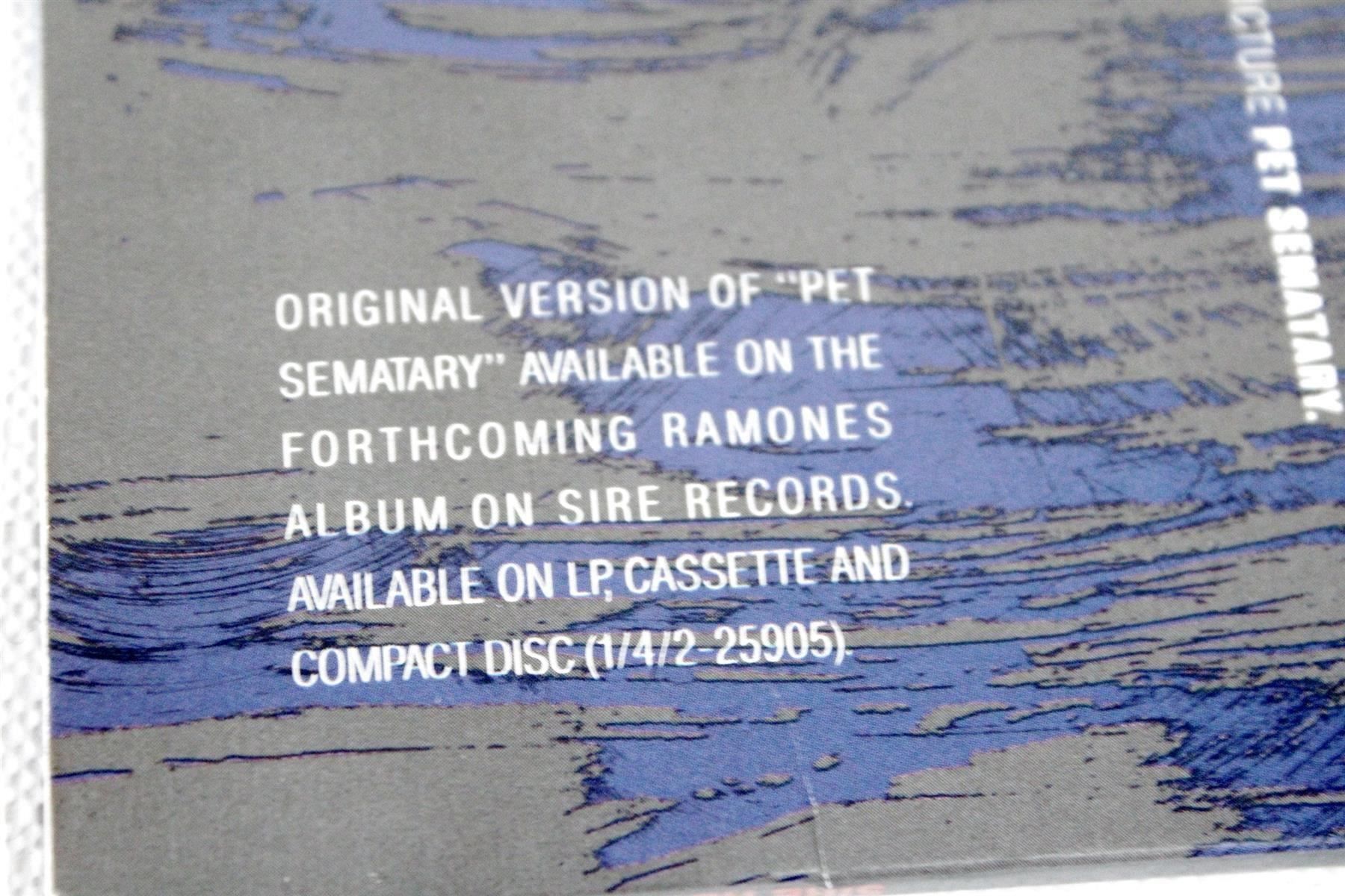 Dischi in vinile: RAMONES: Pet Sematary / Sheena is a... – Usato da Bern venduto da vinyl-heaven 8