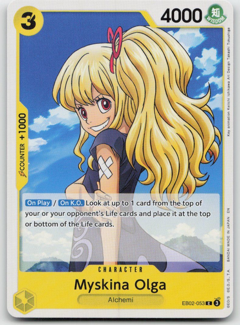 Bandai Carte collezionabili: One Piece Myskina Olga EB02-053 C – Usato da Lugano venduto da VlaseCard