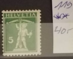 MA498) 119, Tellknabe Verzähnung postfrisch Kt. 40.-
