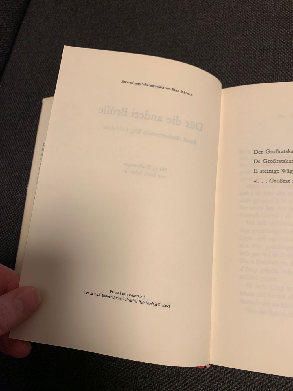 Libri: Paul Eggenberg: Dür di andere Brülle – Usato da Buelach venduto da Joeggu0 2