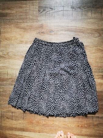 Rock Donna Romana schwarz weiss Grösse 42