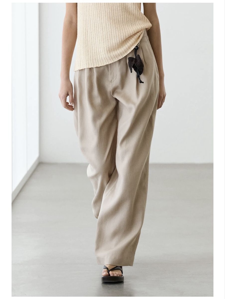Massimo Dutti Pantaloni: Massimo Dutii 100% linen new with tags – Nuovo e nell'imballaggio originale da Bern venduto da aya_x22g 3
