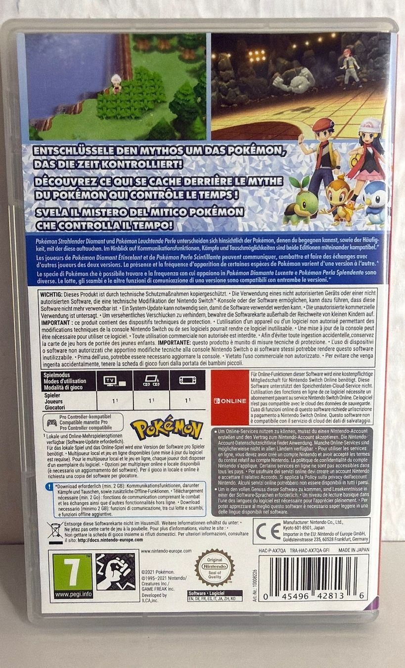 Giochi: Pokémon Strahlender Diamant Nintendo Switch - Top! – Usato da Ehrendingen venduto da lax21 1