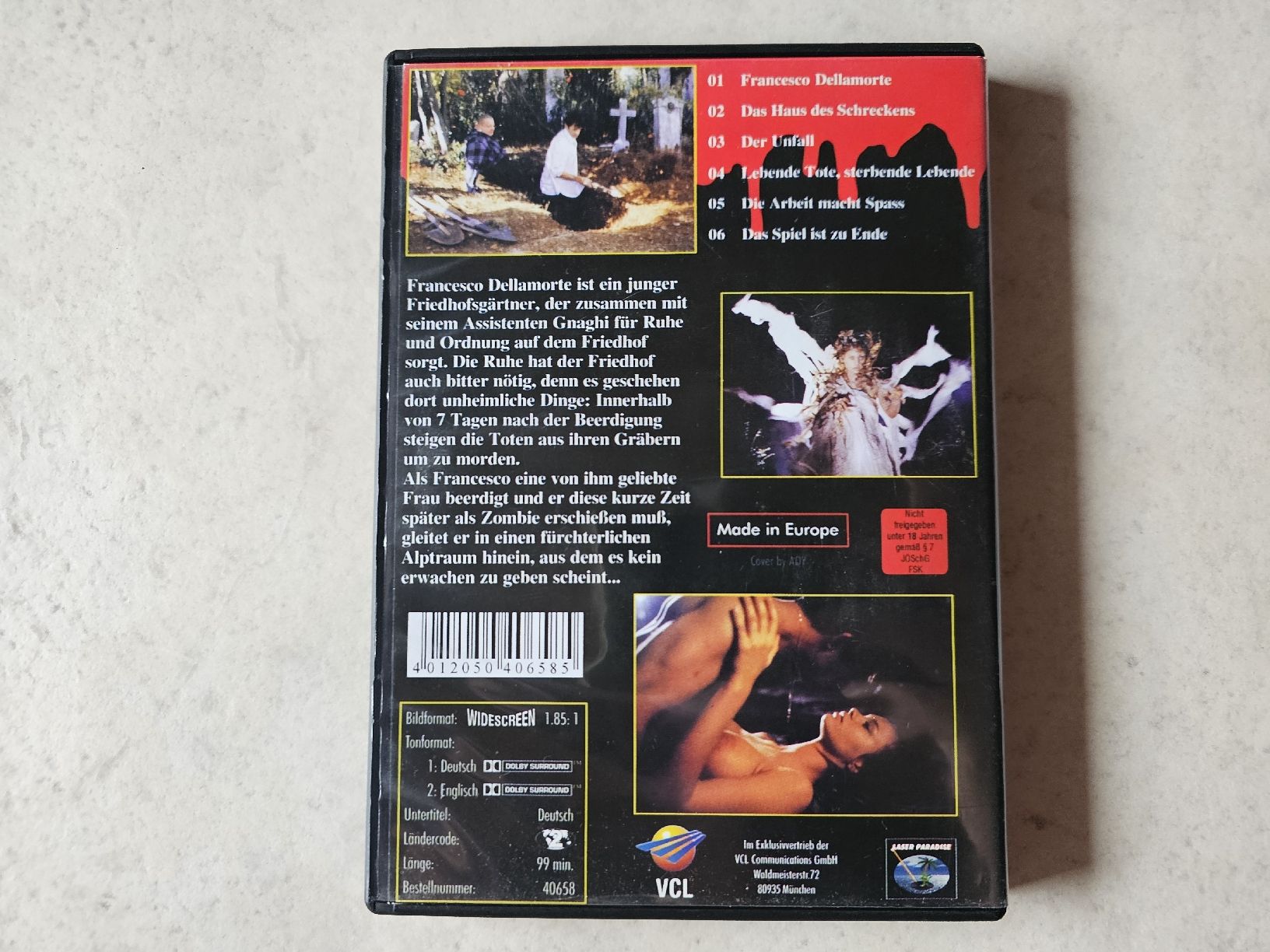 Tutti i DVDs: Della Morte Del Amore  /  Red Edition – Usato da Schneisingen venduto da backstore24 1