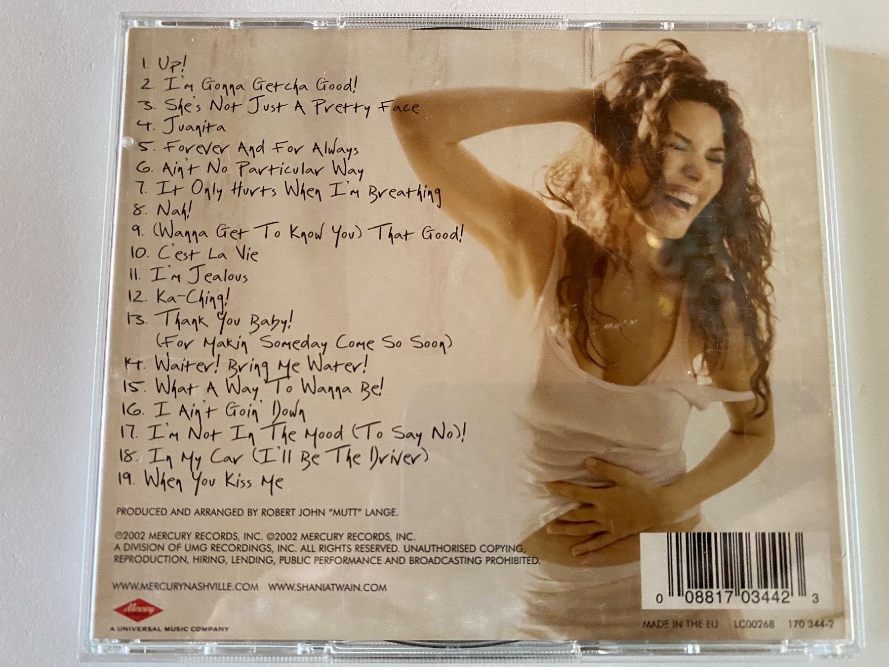 CD: CD - Shania Twain üp! – Usato da Bellach venduto da Legdance 1