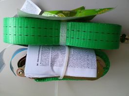 Ratschenzurrgurt mit Spitzhaken, 2 teilig