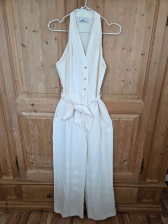 Mango Jumpsuit, elegant, creme-weiss, Grösse S, neu!