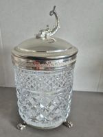 Bonbonnière, boîte biscuits,seau glaçons cristal ancien C88