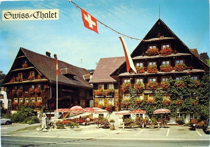 Ansichtskarten: MERLISCHACHEN Swiss Chalet – Neu (gemäss Beschreibung) aus Jona von philajona