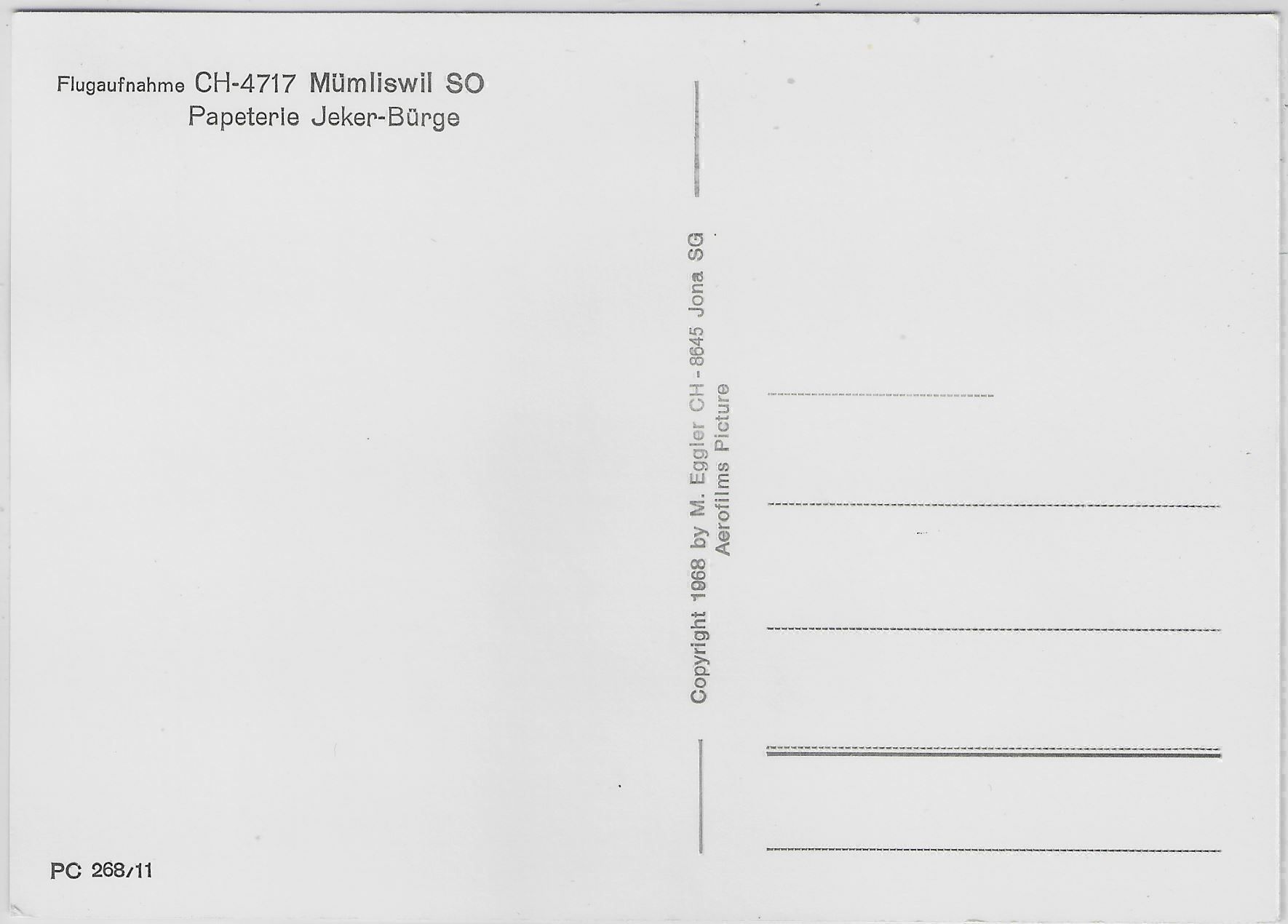 Cartoline postali: Flugaufnahme Mümliswil SO – Antico da Ettingen venduto da Kartenplanet 1