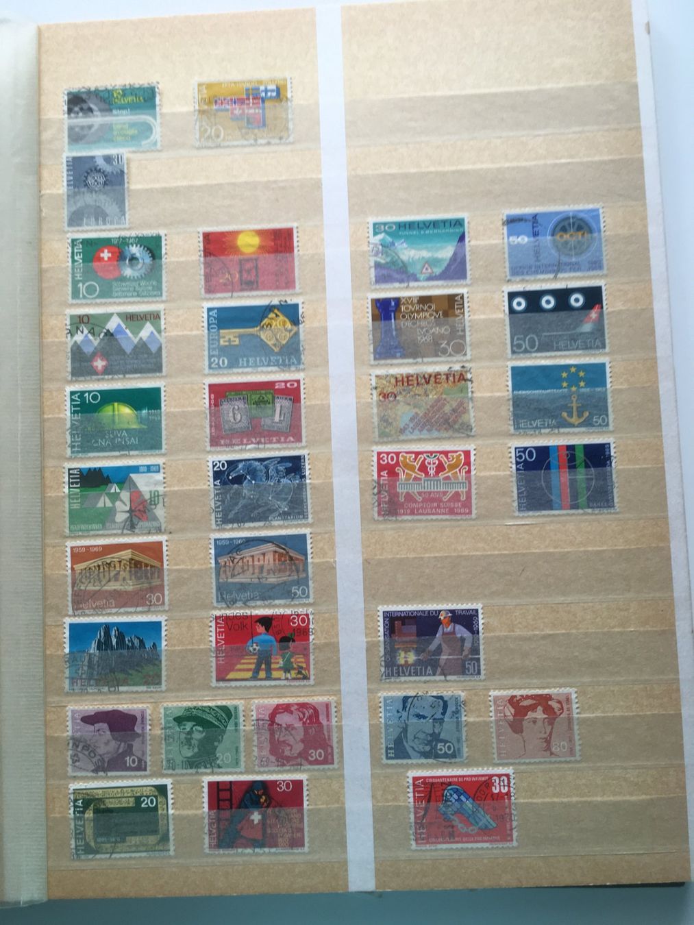 Alben: Briefmarken Sammlung Schweiz – Gebraucht aus Thal von cs60 4