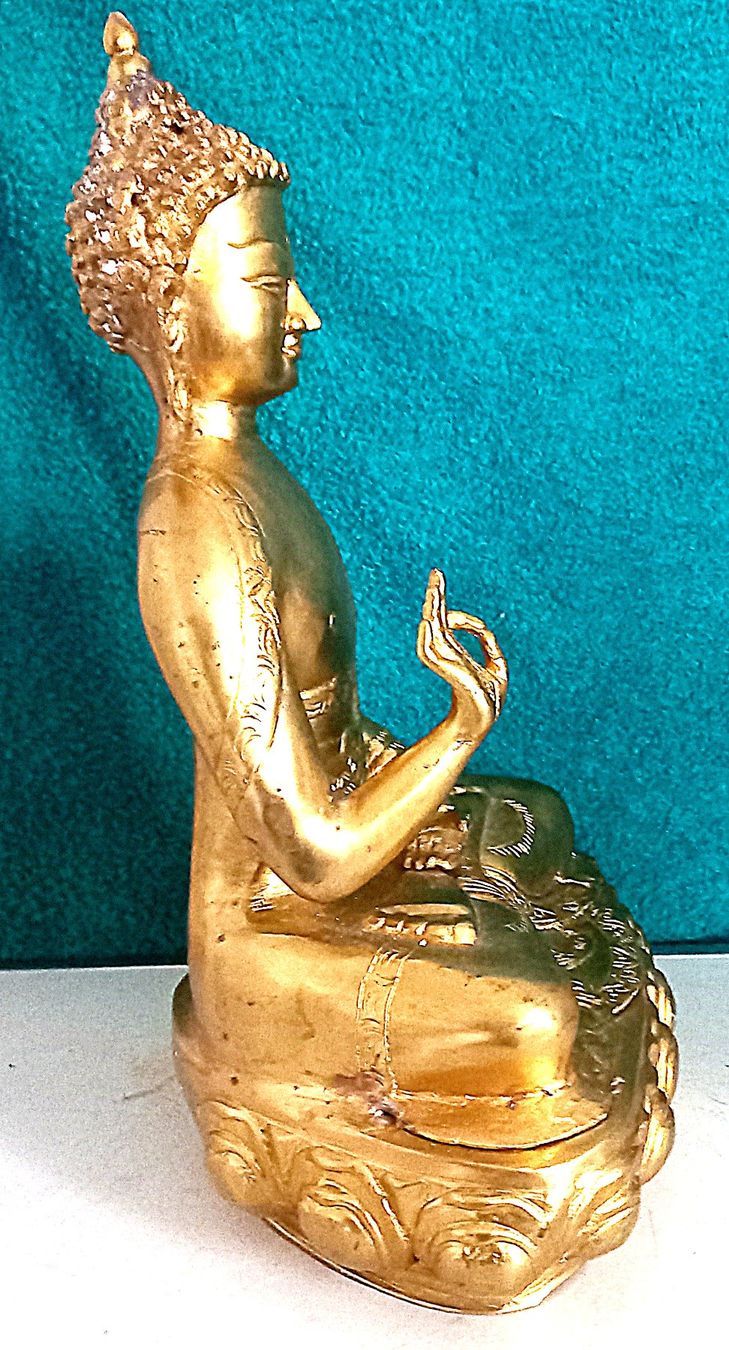 Skulpturen & Statuen: Buddha Messing Poliert gross – Gebraucht aus Baar von 2cvbaar 1