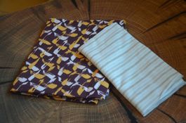 2 STUCK STOFF RESTE JERSEY - CM 150X20 + 80X70