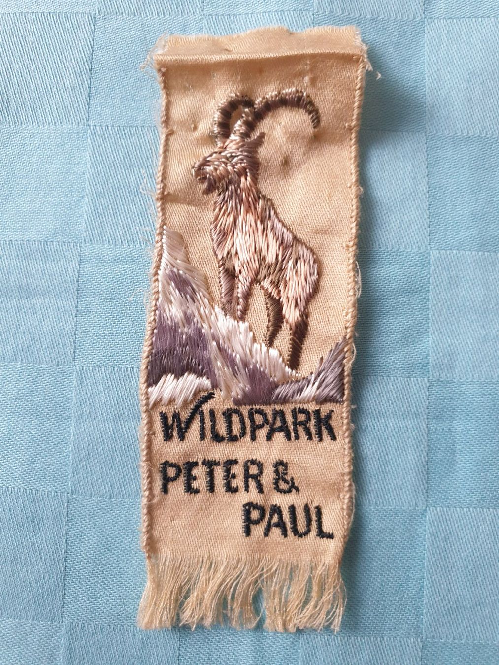 Placchette & Badge: altes Abzeichen WILDPARK PETER & PAUL St.Gallen Textil – Usato da Mörschwil venduto da spirspi