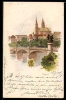 Litho Basel, Partie an der Brücke mit B