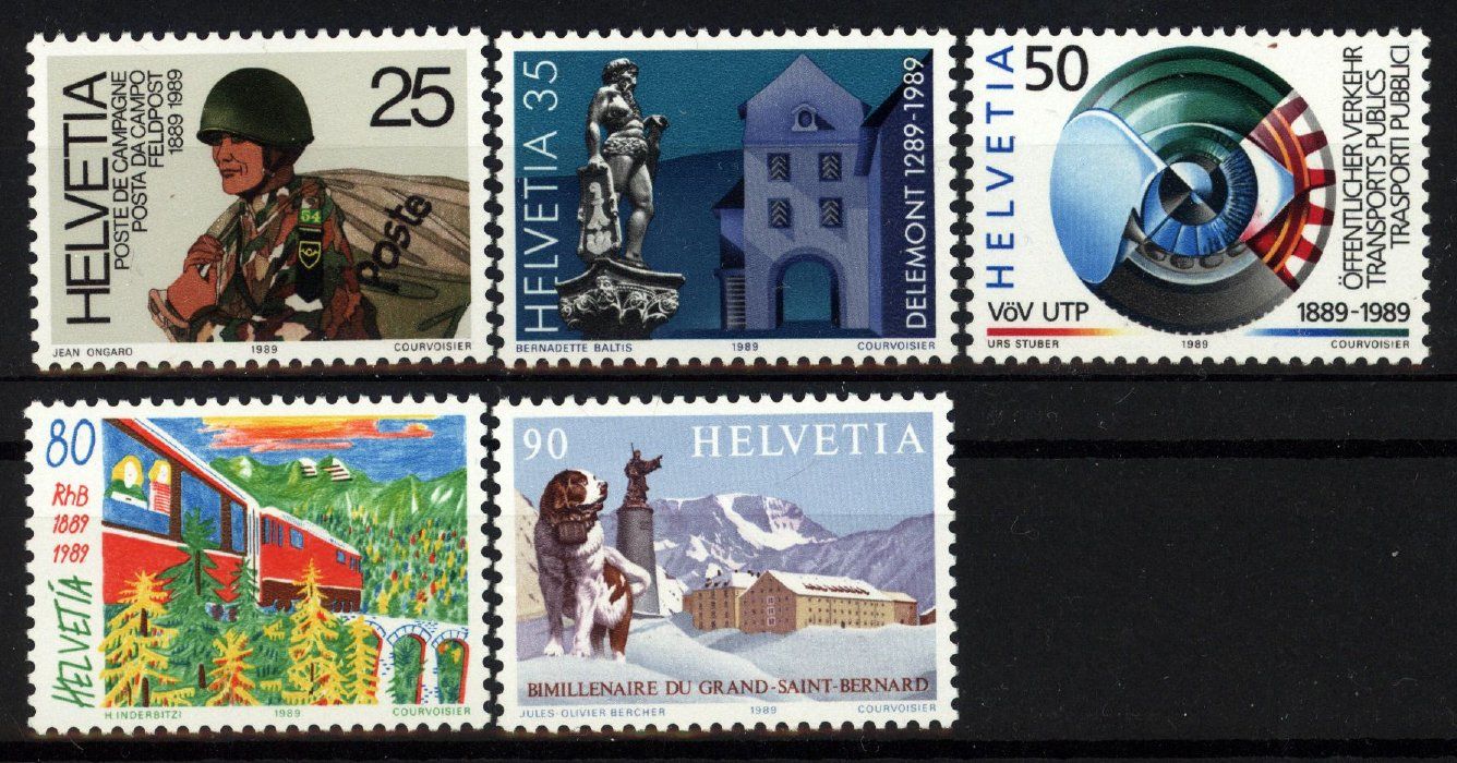 Tutti i francobolli: 1989, Sondermarken I ** – Usato da Willisau venduto da Vollstempel