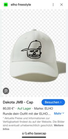 ELHO Dakota JMB Cap , Weiss, mit speziellem Print