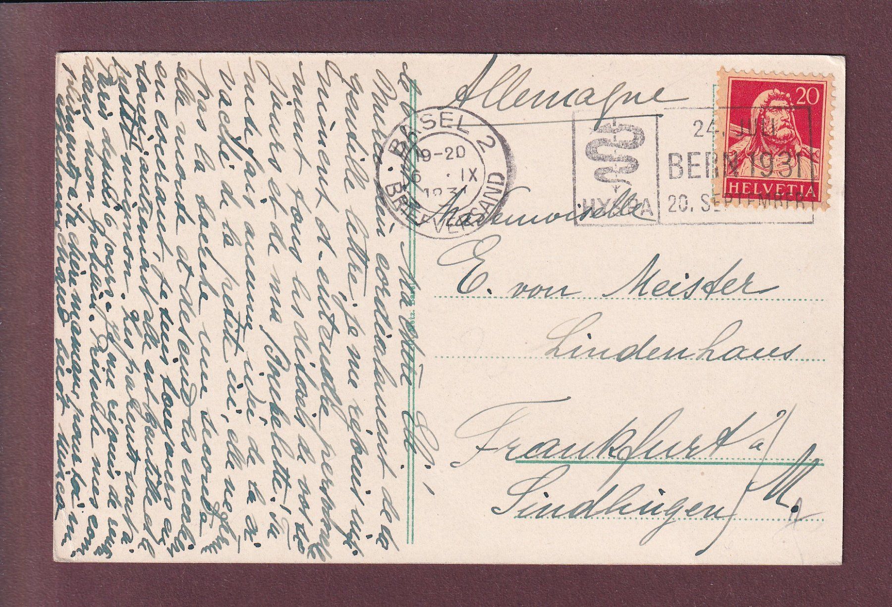 Cartes postales: BASEL - Marktplatz - 1931 – D'occasion à Pully par nicecards 1