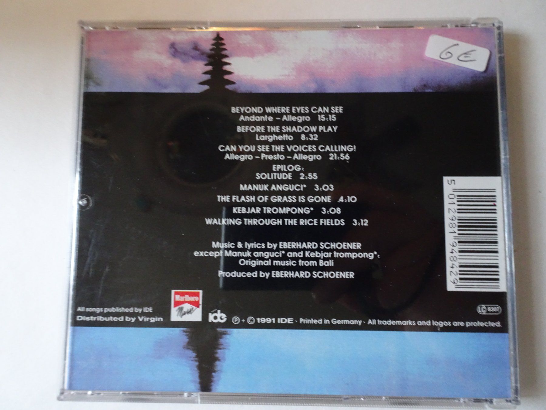 CD: CD: Eberhard Schoener - Bali-Symphony Trance-Mission Top! – Usato da Schönenwerd venduto da schnitzunddrunter 1