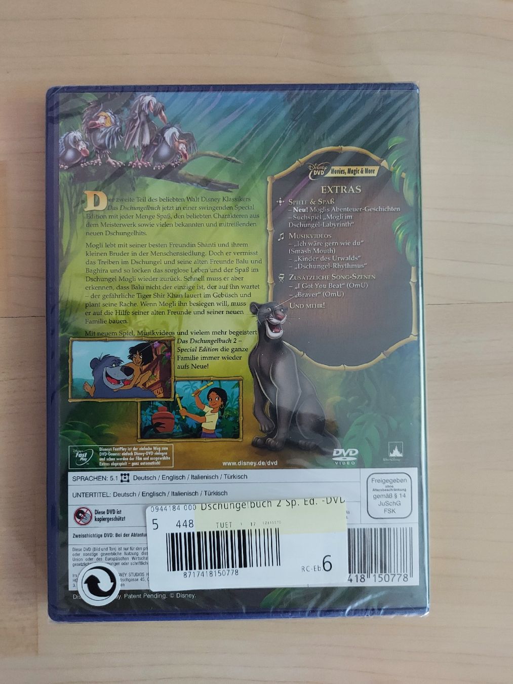 Tutti i DVDs: Das Dschungelbuch 2 Special Edition (Orginalverpackt) – Nuovo e nell'imballaggio originale da Kölliken venduto da arwen6 1