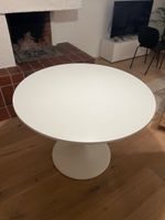 Round Dining Table, Round, Ikea Doksta, White, Good Condito
