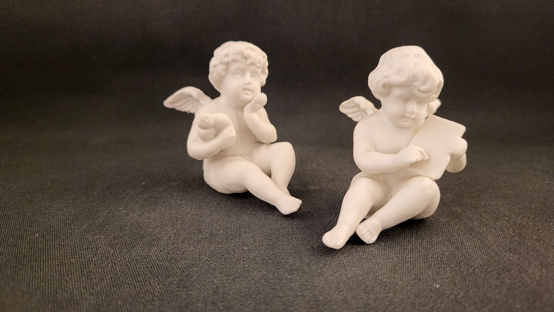 Statuette: 2 Engeli Bisquit-Porzellan – Usato da Basel venduto da spinne02 5