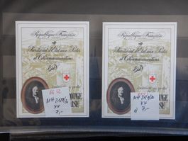 Frankreich Lot mit 2 schönen MH ** Lot XIII