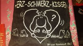 Herz Schmerz Kissen  L11