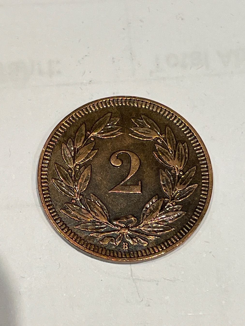 Tutti le monete: Münze 2 Rappen 1914 – Usato da Schlossrued venduto da Tkanada 1