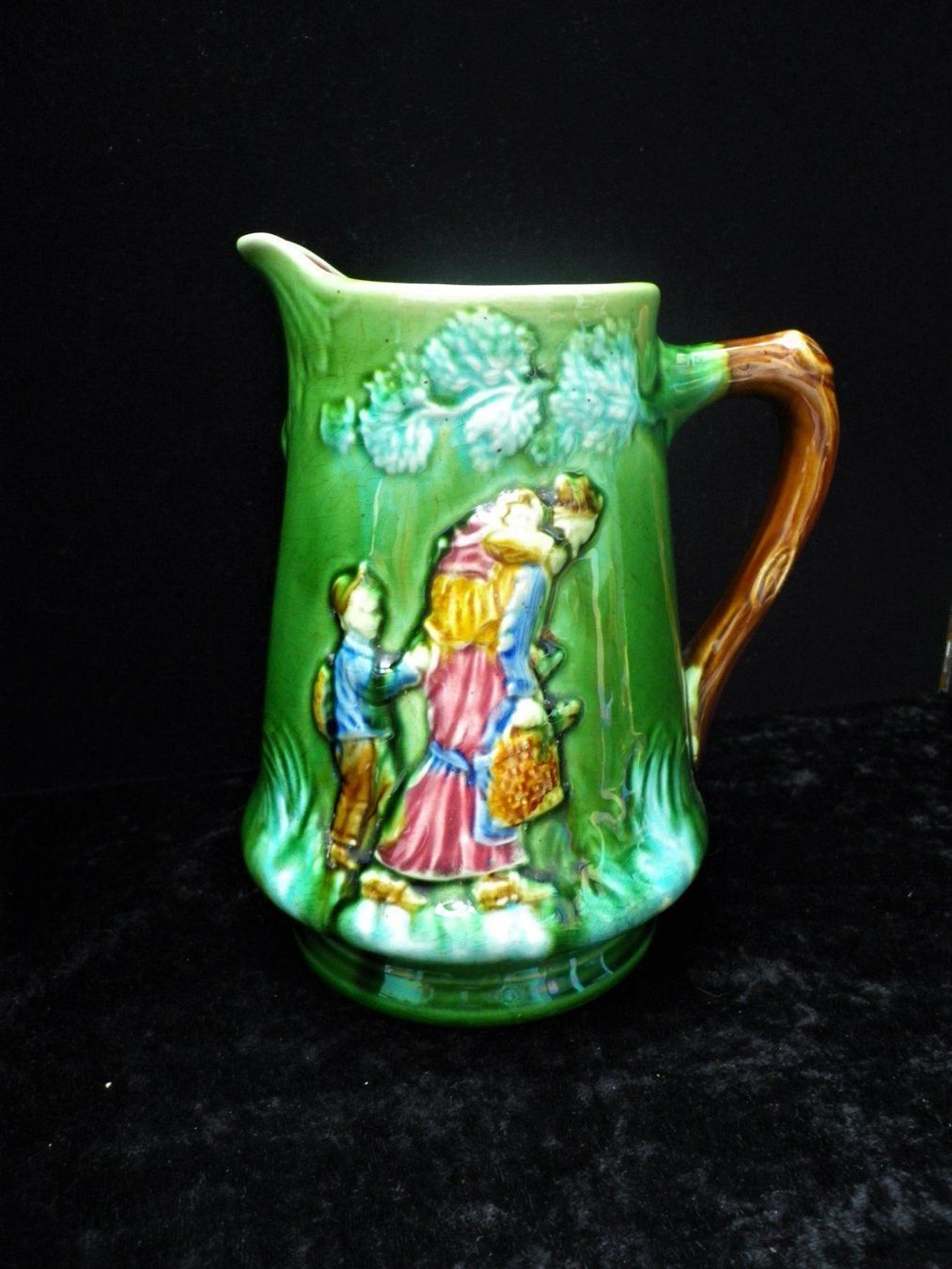 Caraffe: Krug Barbotine Germany – Usato da Reinach BL venduto da Annodomini 1
