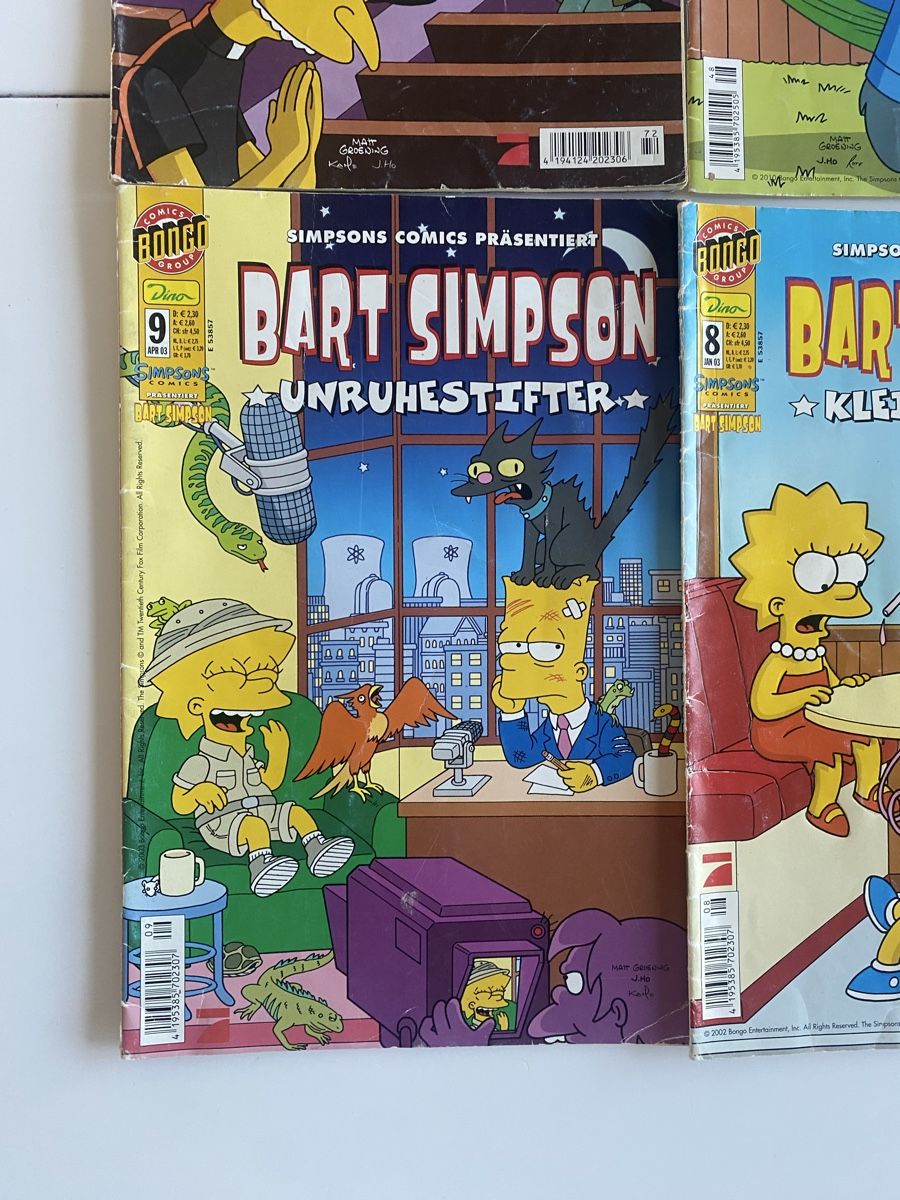 Fumetti: Simpsons Comics Konvolut, 8 Stück – Usato da Adliswil venduto da Fabisales 3