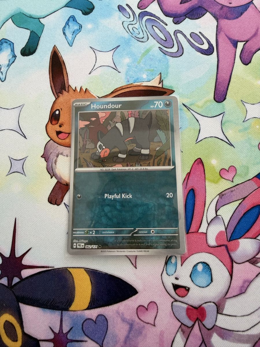 Pokémon Sammelbilder & Trading cards: Pokemon Houndour Pokeball 062/131 PRE – Gebraucht aus Grindelwald von TSG-G-Town