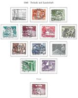 1949 Satz Technik & Landschaft m.Urtype 297-308 gest.ʘ KP 92