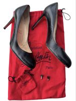 Christian Louboutin Pumps, schwarz, Leder, Grösse 38.5