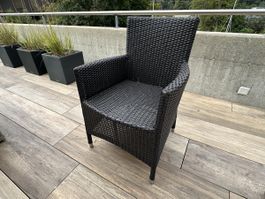Stuhl aus Rattan, Set á 6 Stk.