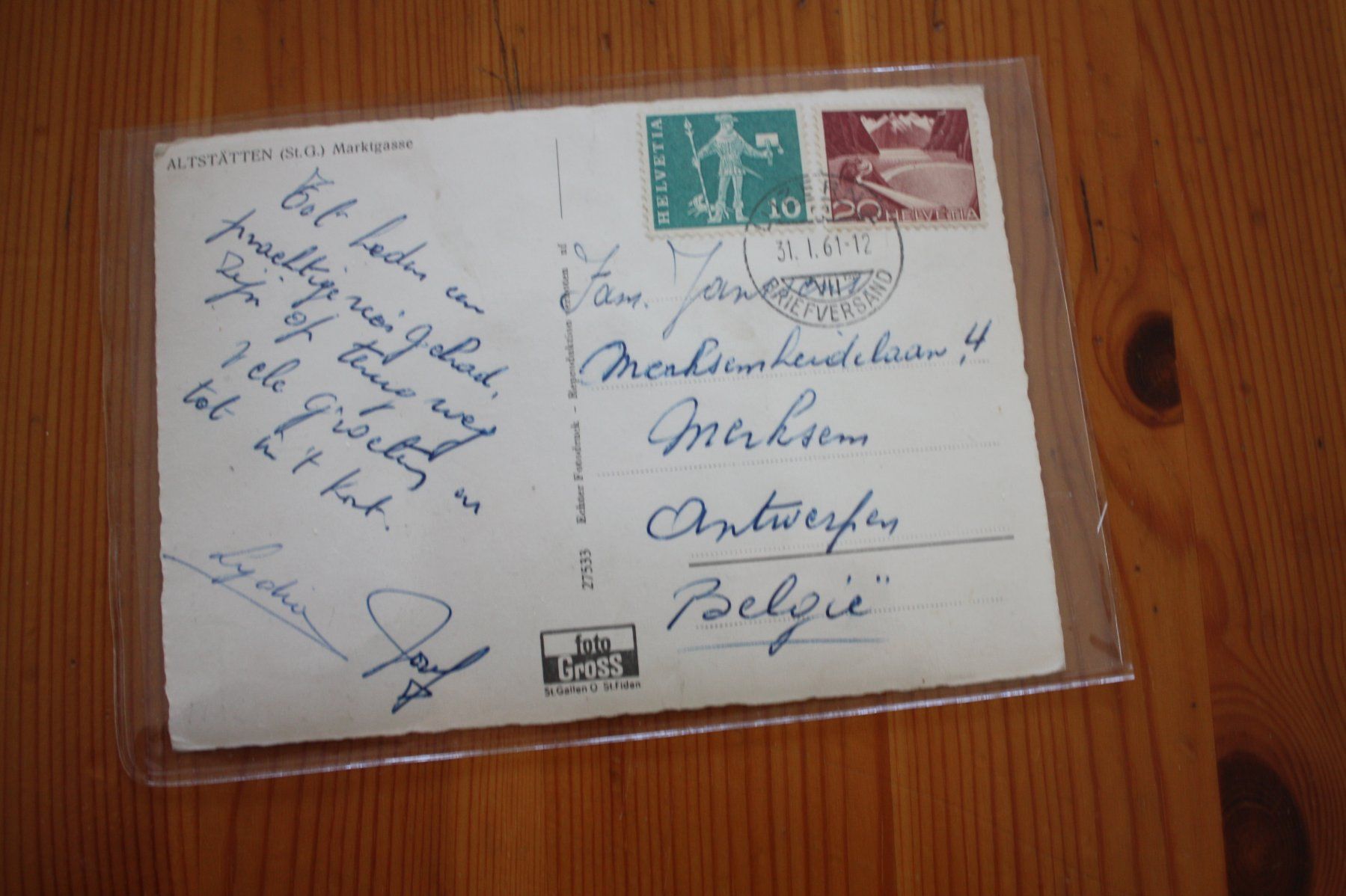 Cartoline postali: Altstätten Marktgasse – Usato da Altstätten SG venduto da sulim 1