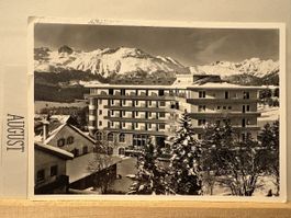 AK von Hotel Schweizerhof in Pontresina