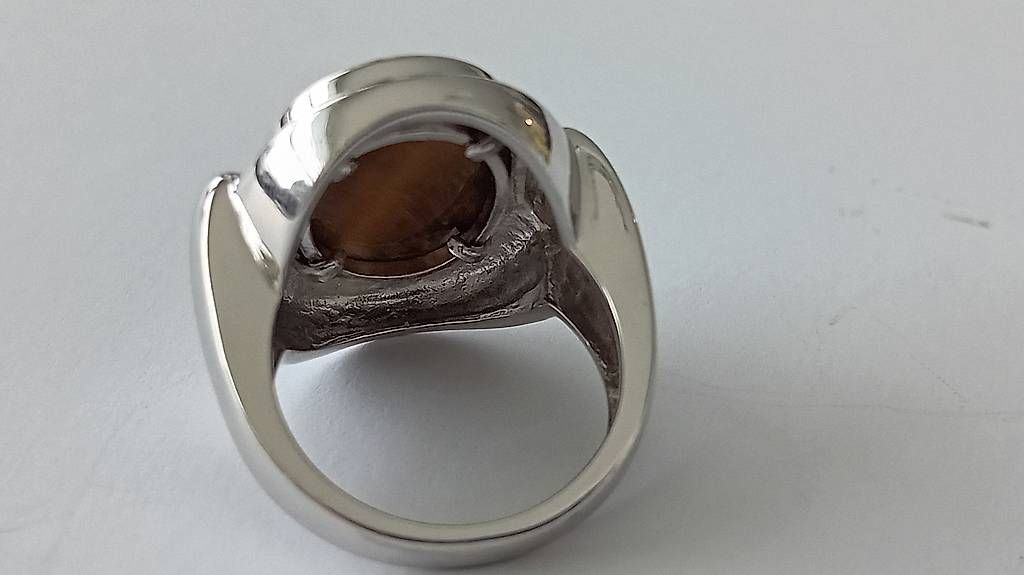 Anelli: Ring Silber mit Tigerauge – Usato da Stans venduto da wer_fd5f 4