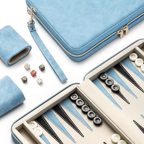Spiele: Backgammon klassisches Brettspiel mit faltbarem – Neu und originalverpackt aus Hundwil von Stallone6 1