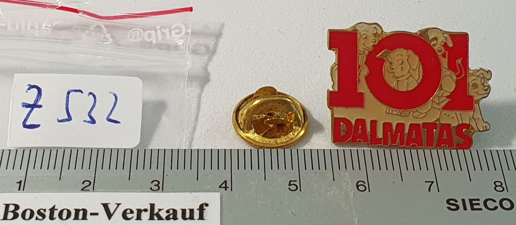 Placchette & Badge: Z532 - Pin 101 Dalmatiner / Dalmatas – Usato da Reinach BL venduto da Boston-Verkauf 1