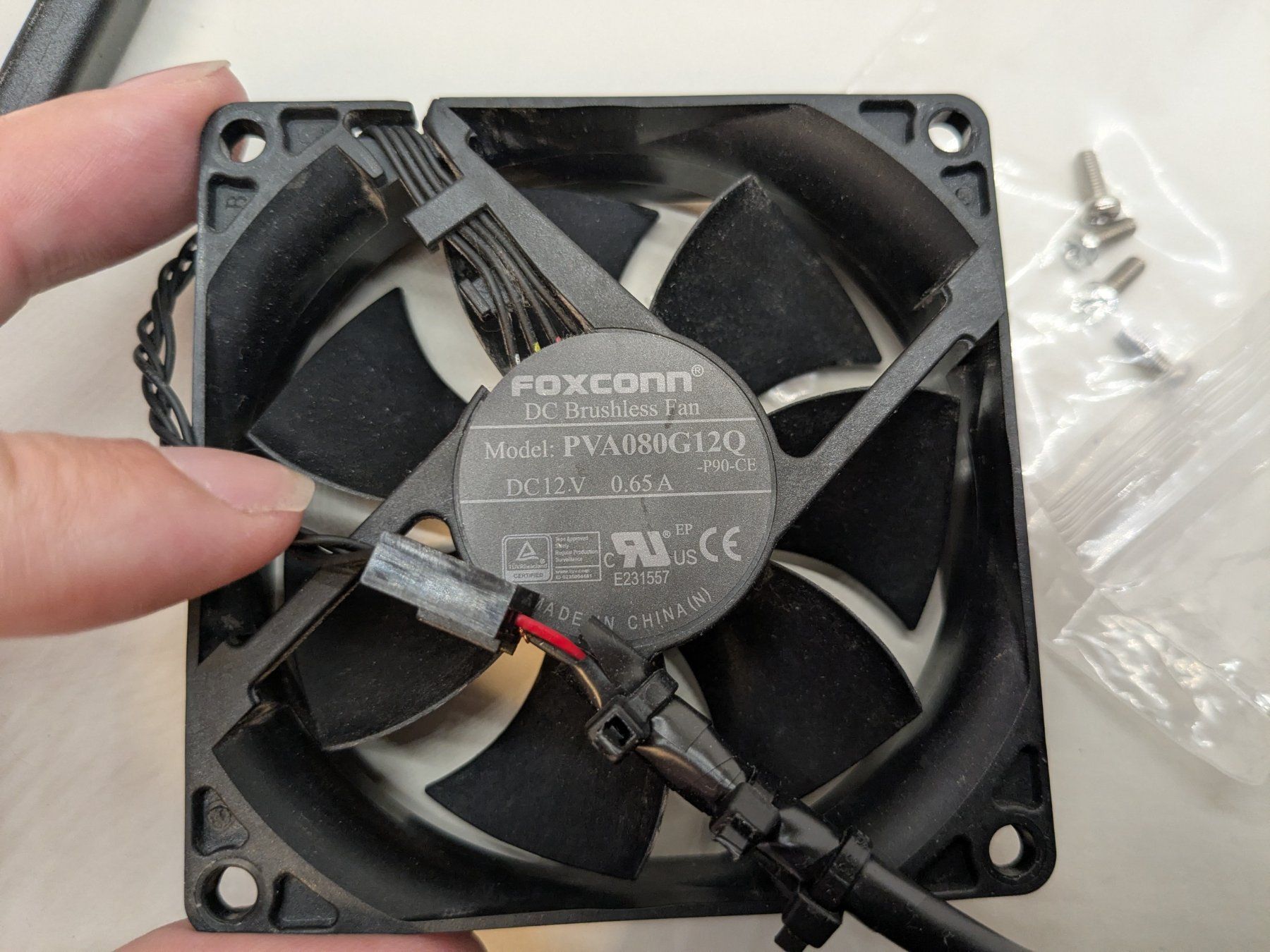 Componenti elettronici: CPU-Kühler Foxconn DC Brushless Fan PVA080G12Q – Usato da Bern venduto da F_M_A 2